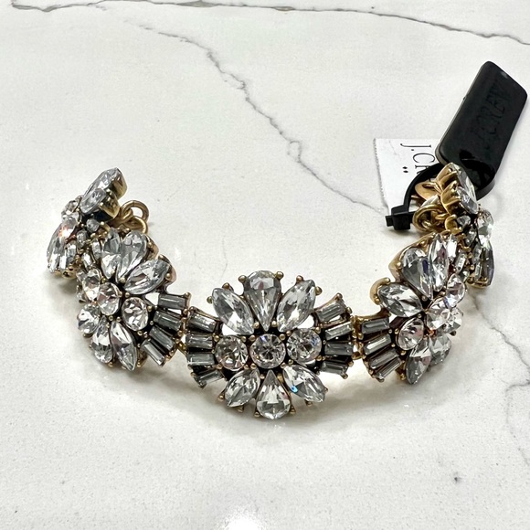 NWT J. Crew Rhinestone Bracelet - Picture 2 of 6